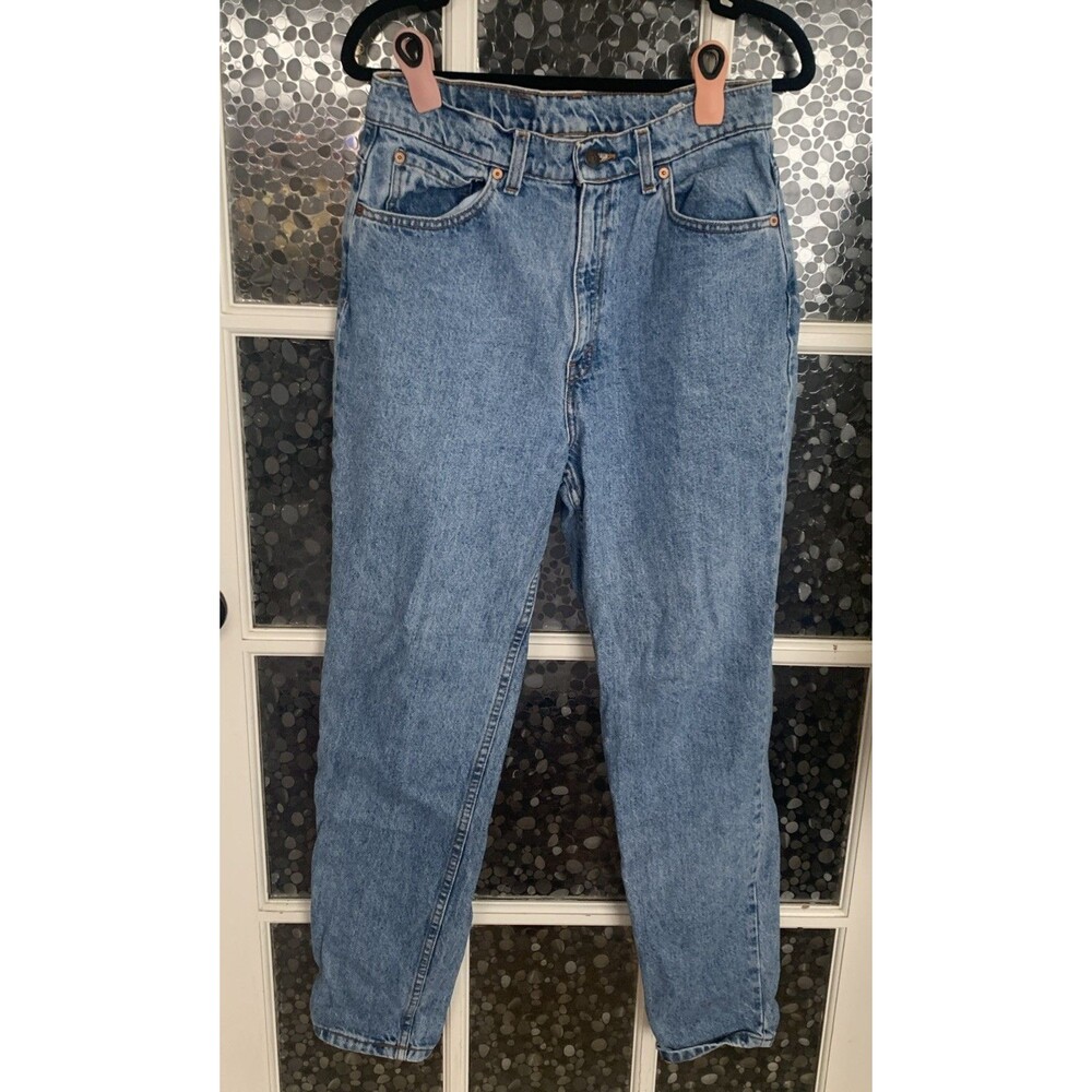 Vtg Levi's Jeans Sz 12 High Rise Tapered Leg Red Tab USA Made